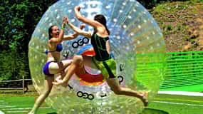 Pigeon Forge: Outdoor Gravity Park Zorbing Experience