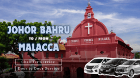 Johor Bahru (Legoland/Aeroporto/Hotel) para Melaka