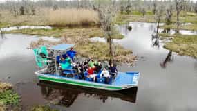 New Orleans: tour combinato Airboat Swamp & City e Katrina