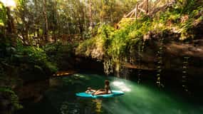 Cancún: Aventura en Cenotes con Cata de Tequila y Merienda Maya