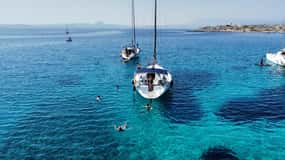 Heraklion: Cruzeiro para a Ilha Dia com bebidas e refeições
