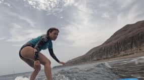 Las Palmas de Gran Canaria: Clase de surf en grupo en la playa de La Laja