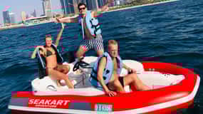 Dubai: SeaKart Jet Ski Boat Tour: Yksityinen Self-Drive SeaKart Jet Ski Boat Tour