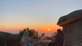 Cena romantica al tramonto con chef privato