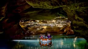 De Valência: Visita guiada às cavernas de San José com passeio de barco