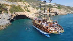 Explore Alanya's Beauty Catamaran Boat Tour