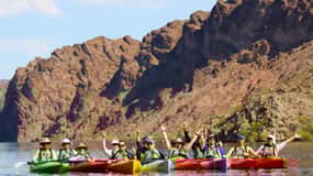 From Las Vegas: Emerald Cave Guided Kayak Tour