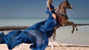 Hurghada: Rotes Meer & Wüste Reiten Tour mit Schwimmen