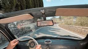 From Siena: Day Tour in a Vintage Fiat 500 with Winery