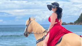 Puerto Rico: Ridning på Aguadilla Beach