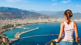 Alanya City Tour: Cleopatra Beach & Optional Cable Car Ride