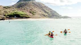 Kailua, Oahu: Guided E-Bike & Kayak Tour to Mokulua Islands