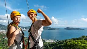 Phuket : Erawan Patong Seaview Zipline