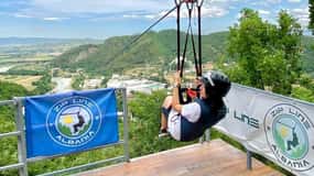 From Tirana: Petrela Zipline Adventure with Transport