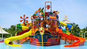 Da Nang: Parque Acuático Mikazuki 365 con ticket electrónico Onsen