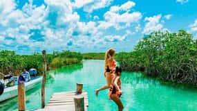 Tulum : Visite de la réserve de Sian Kaan et des ruines mayas de Muyil