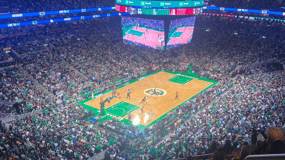 Boston: Billet til Boston Celtics basketballkamp i TD Garden
