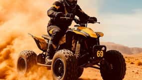 Da Marrakech: Cena nel deserto di Agafay con giro in quad e cammello
