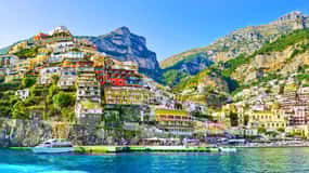 Depuis Rome : Excursion d'une journée à Positano, sur la côte amalfitaine et à Sorrente