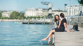 Geneva Walk & Cruise:The secrets of the Jet D'eau & apéritif