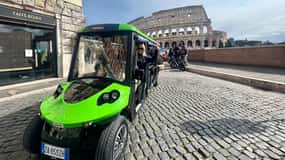 Roma: Tour in golf cart con degustazione di gelati artigianali
