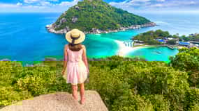 Koh Pha Ngan: Koh Tao & Nang Yuan-tur med snorkling, frokost