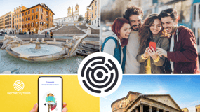 Secrets de Rome, jeu de découverte interactif autoguidé