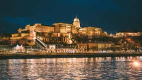 Sightseeingkryssning i Budapest på natten