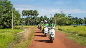 Siem Reap: Aventura de Vespa no Campo
