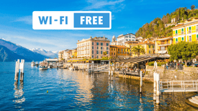 Fra Milano: Como, Bellagio, Lugano, eksklusiv båd, HQ WI-FI