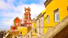 Lisboa: Sintra, Pena, Cascais og Cabo Dagstur med billetter