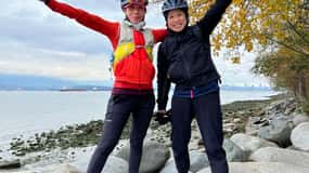 Excursão guiada de bicicleta/e-bike pela orla de Vancouver
