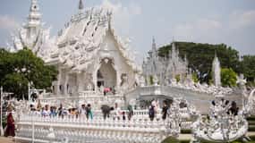 Chiang Mai: Dagstur til Chiang Rai White Temple og Blue Temple