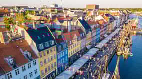 Vieille ville de Copenhague, Nyhavn, visite à pied des canaux et Christiana