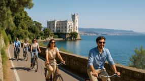 E-Bike-Tour durch Triest: Altstadt, Schloss Miramare und Gelato