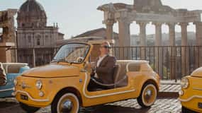 Rome : Visite privée en cabriolet électrique d'époque