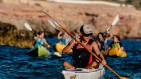 Cala Codolar: Guided Sea Kayaking and Snorkeling Tour