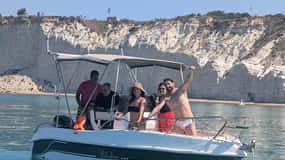 Scala Dei Turchi: Excursión en barco con patrón y baño refrescante