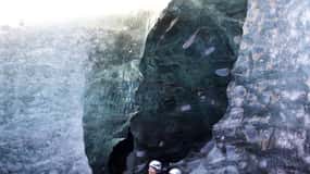Jökulsárlón: Vandring på glaciären