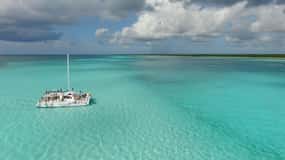 Cozumel: excursión en catamarán, El Cielo, snorkel, almuerzo y ferry.