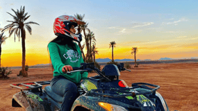 Marrakech: Dunes of the Palmeraie Quad Bike Ride with Tea
