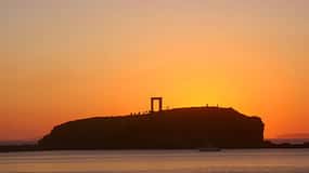 Sunset cruise from Naxos Island