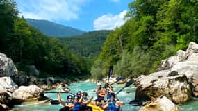 Bovec: Abenteuer Rafting auf dem Smaragdfluss Soča + GRATIS Fotos