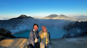 Mount Ijen Sunrise Trek :Blue Flames and Crater views
