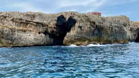 Syracuse: Boat tour Ortigia island,seacaves and Explanations