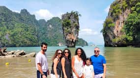 Au départ de Phuket : Aventure en catamaran dans la baie de Phang Nga