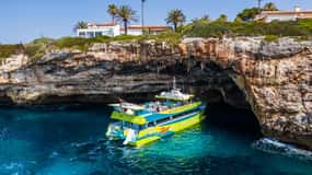 From Sa Coma: East Coast Glass Bottom Boat Trip