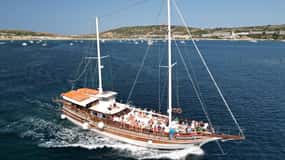 Comino Island , Blå lagunen, Kristalllagunen & Gozo & Grottor