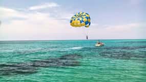 Jet Ski, Beach Tubing, Parasailing & Beach Day Private Tour
