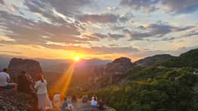 Meteora: E-Bike Epic Sunset Tour With Local Guide & Drink
